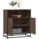 vidaXL Komoda rjavi hrast 68x35x76 cm inženirski les | Shoptok.si
