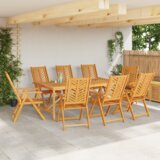  Naglejte stol 8 pcs Rjava 57 x 71 x 90 cm les, (5000045002) | Shoptok.si