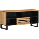 TV ormarić 100 x 34 x 46 cm od masivnog grubog drva manga | shoptok.hr