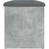 Klupa za pohranu siva boja betona 82x42x45 cm konstruirano drvo | shoptok.hr