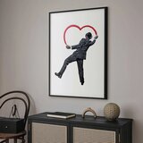  Plakat - Elegant Graffiti Artist 40x60 Crni okvir s margom | shoptok.hr
