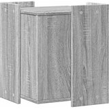  Kutija z mačji pijesak boja hrasta 42x42x51cm konstruirano drvo | shoptok.hr
