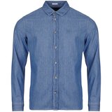 PepeJeans Srajce z dolgimi rokavi ABEL CLASSIC SLIM SHIRT Modra u