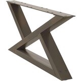  Noge za mizo za kavo 2 kosa Naravno jeklo 70x(30-31,3) cm Jeklo | Shoptok.si