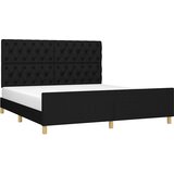  Okvir za krevet bez madraca crni 160x200 cm od tkanine | shoptok.hr