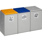 VAR Posoda za ločeno zbiranje surovin, za prostornino 60 l, 3 zbiralniki | Shoptok.si