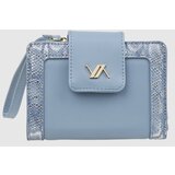 Verde Novčanik ženski mali sa zmijskom šarom 1513, 14.5×2×10cm plava ( 16NZV1513E ) u