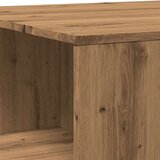 vidaXL Klubska mizica artisan hrast 90x67x33 cm inženirski les | Shoptok.si