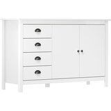 vidaXL komoda hill range bijela 130 x 40 x 80 cm od masivne borovine Cijene