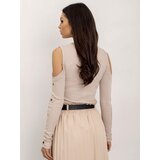 RUE PARIS Blouse-RV-BZ-5099-1.07-beige | shoptok.hr