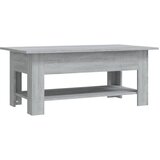 Furnova Klubska mizica siva sonoma 102x55x42 cm iverna plošča, (21914334) | Shoptok.si