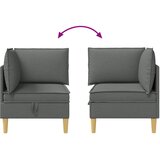  Kutna Sofa s Pohranom Tamnosiva Tkanina | shoptok.hr