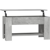  Stolić za kavu boja betona 101x49x52 cm konstruirano drvo | Shoptok.si