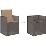  Vrtni set za objed 5 kom. Svijetlosiva i taupe PP | shoptok.hr