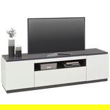 CARRYHOME TV-ELEMENT bela, temno siva Cene