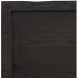  Kupaonska radna ploča tamnosmeđa 60x40x(2-6) cm tretirano drvo | shoptok.hr