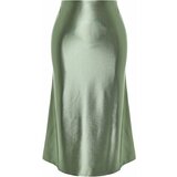 Trendyol Skirt - Green - Midi Cene