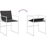  13-dijelni vrtni blagovaonski set s jastucima bijeli tekstilena | shoptok.hr