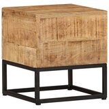 vidaXL Stranska mizica 30x30x33 cm robusten mangov les | Shoptok.si