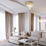  Stropna svetiljka MILANO 6xE14/40W/230V zlatna | Eponuda.com
