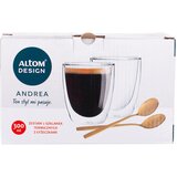 Altom design Termalne Čaše i Žličice za Kavu i Čaj Andrea 300 ml - Set | shoptok.hr