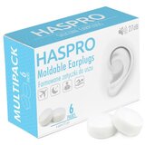 Haspro Silikonski čepići za uši Mold6 - bijela boja (12 komada) | shoptok.hr