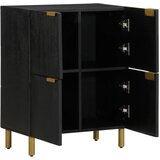 Maison Chic Komoda - Predalnik črn 60x33x75 cm inženirski les, (21716172) Cene