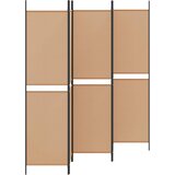  5-Panelni Pregrađivač Bež 250 x 200 cm Tkanina | Eponuda.com