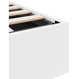 Krevet s od storage Čista bijela 183 x 213 cm Umjetna koža | Eponuda.ba