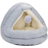  PET COMFORT Krevet za mačke sa visećom lopticom Sivo-Bež 42 × 40 × 38 cm Cene