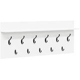  Vješalica za kapute na zidu s policom Bijelo 100 x 40 x 12 cm | shoptok.hr