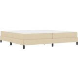  Krevet s opruga kutije Ostalo Krema 200 x 200 cm tkanina | shoptok.hr