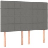  Okvir kreveta s oprugama i madrac svjetlosivi 140x200cm tkanina | shoptok.hr