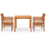  3-dijelni vrtni blagovaonski set s jastucima bagremovo drvo | shoptok.hr