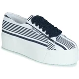 ženske Nizke superge 2790 COT MULTI STRIPE W Bela