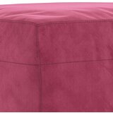  4-dijelni set sofa s jastucima crvena boja vina baršunasti | shoptok.hr
