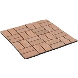  Pločice za decking 22 kom. Smeđa 30 x 30 cm WPC | shoptok.hr