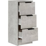  Komode 2 kom siva boja betona 30 x 30 x 70 cm konstruirano drvo | shoptok.hr