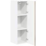 vidaXL Stenska kuhinjska omarica z vrati Umetni hrast 30 x 31 x 100 cm | Shoptok.si