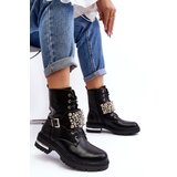 Boto Women's insulated work boots decorated black Lennen | Shoptok.si