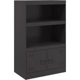  The Living Store Komoda črna 67x39x107 cm jeklo - Komoda, (21498714) | Shoptok.si