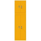  Ormarić za pohranu 2 kom. Žuta boja senfa 60 x 40 x 210 cm - Žuta boja senfa 60 cm 140 cm | shoptok.hr