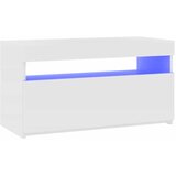 TV ormarić s LED svjetlima bijeli 75 x 35 x 40 cm | Eponuda.ba