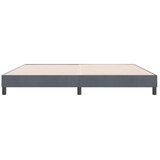 Krevet s boxspring oprugama bez madraca tamno sivi 180x220 cm baršun - Tamno siva 180 x 220 cm 25 cm | shoptok.hr