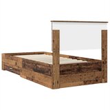  Krevetna konstrukcija Staro drvo 100 x 200 cm Konstruirano drvo | shoptok.hr