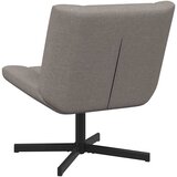  Stolica na kotačiće Sivosmeđa 63 x 75 x 76 cm tkanina | shoptok.hr