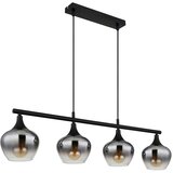 Globo 15548-4H1 - Luster na sajli MAXY 4xE27/40W/230V crna Cene