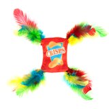 zooplus Crinkle Crisps s peresi mačja igrača - 1 kos Cene