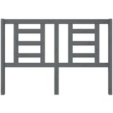  Posteljno vzglavje sivo 146x4x100 cm trdna borovina, (20646722) | Shoptok.si