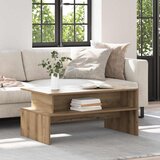 vidaXL Klubska miza artisan hrast 90 x 55 x 42.5 cm Konstruiran les | Shoptok.si